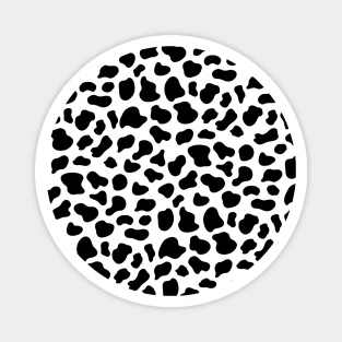 Beautiful Black and White Cow Pattern Animal Print Magnet